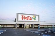 Exterior of the Fiesta Mart, scheduled to open June 26, 2024, in the Lewisville Valley...